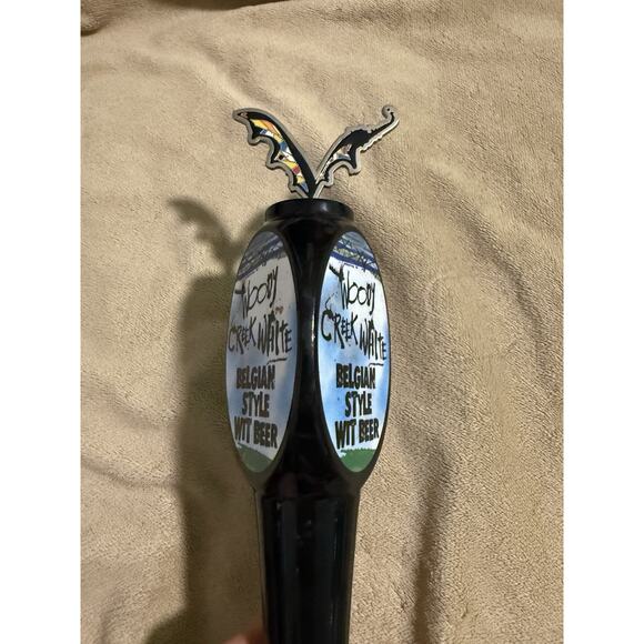 Flying Dog Woody Creek White 13” Beer Tap Bar Handle Belgian Style Wit Beer - Picture 4 of 7